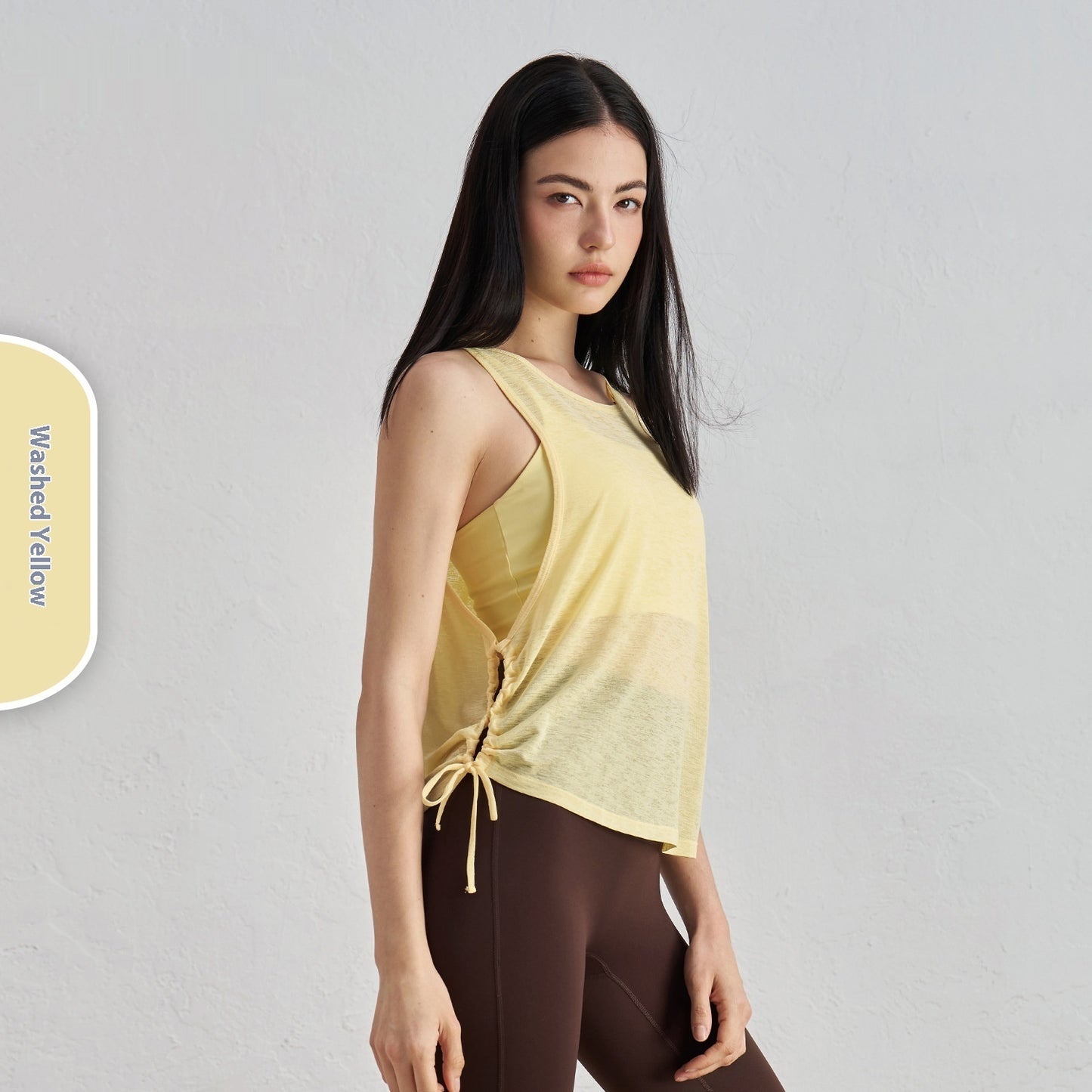 Bunchy Yarn Yoga Blouse Sport Waistcoat For