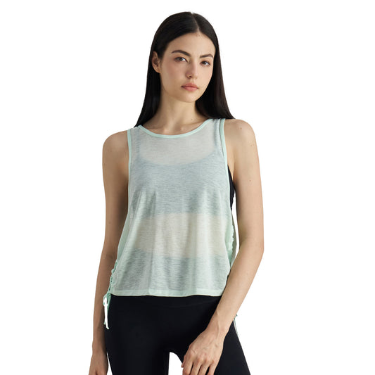 Bunchy Yarn Yoga Blouse Sport Waistcoat For