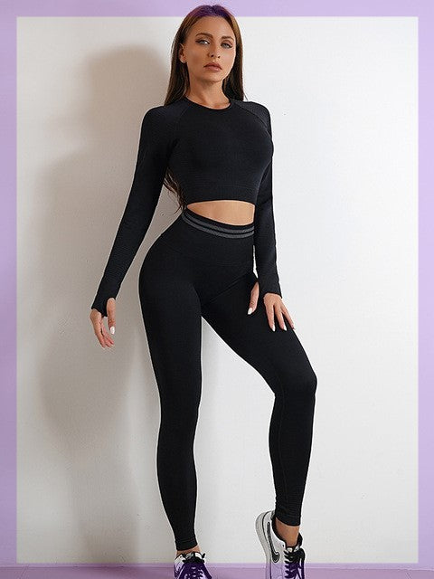 Seamless Sports Set For Women Workout Outfit