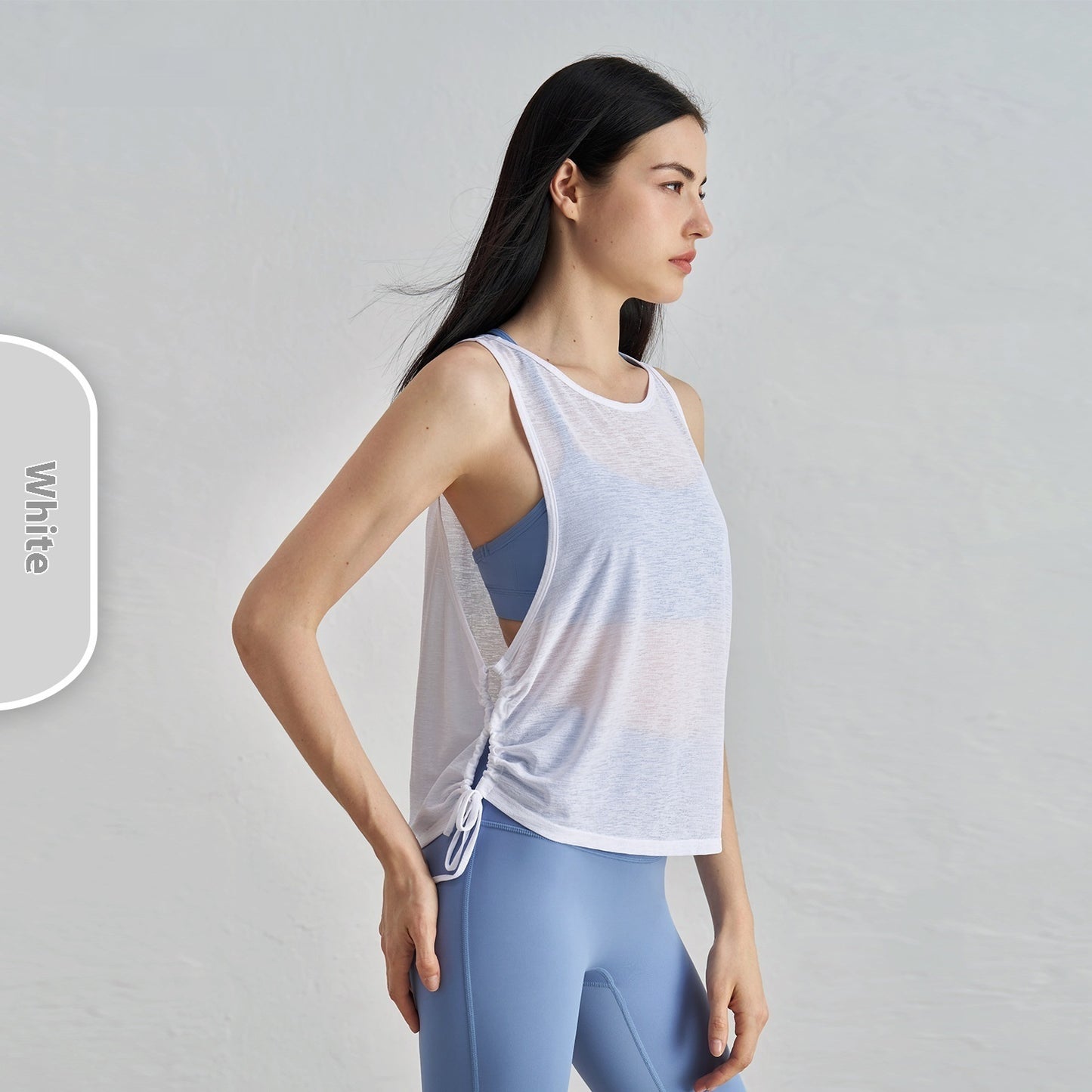 Bunchy Yarn Yoga Blouse Sport Waistcoat For