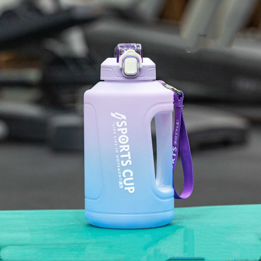 Extra Large Capacity  Cup With Straw Fitness