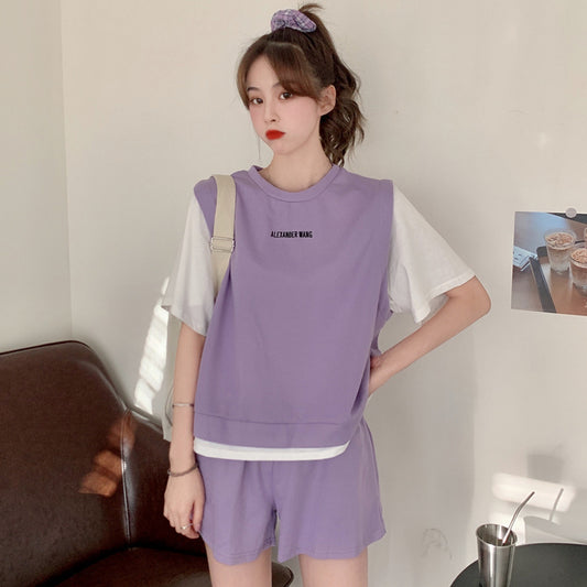 Two-piece sports casual wear
