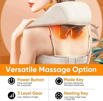 Electric Neck Massager With Heat - Neck And