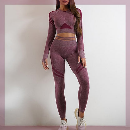 Seamless Sports Set For Women Workout Outfit