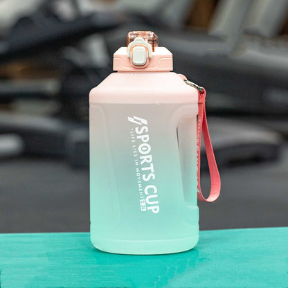 Extra Large Capacity  Cup With Straw Fitness