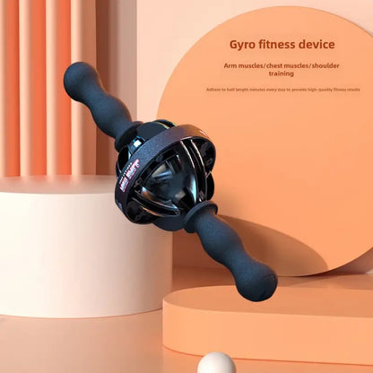 1pc Black Gyro Fitness Trainer  Stainless Steel