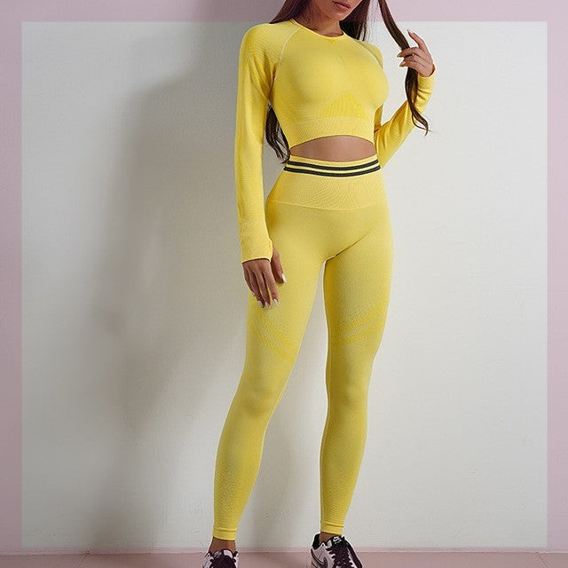 Seamless Sports Set For Women Workout Outfit