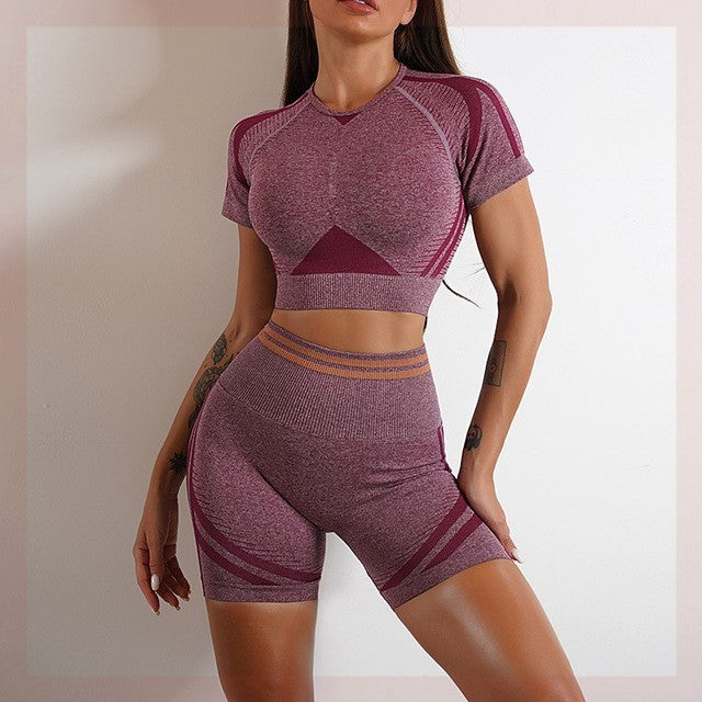Seamless Sports Set For Women Workout Outfit