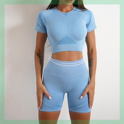 Seamless Sports Set For Women Workout Outfit