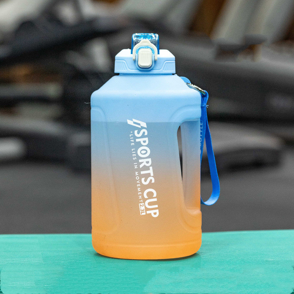 Extra Large Capacity  Cup With Straw Fitness