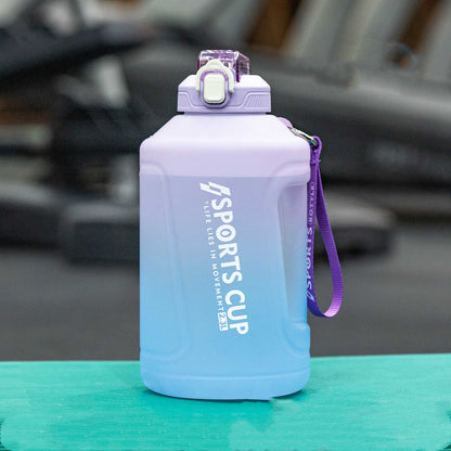 Extra Large Capacity  Cup With Straw Fitness