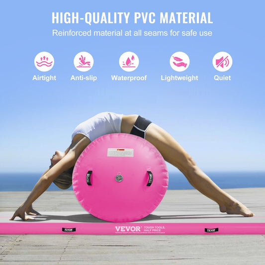 VEVOR Inflatable Gymnastics Air Mat Set, 2 PCS