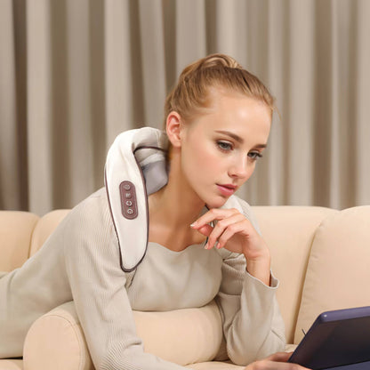 Electric Neck Massager With Heat - Neck And