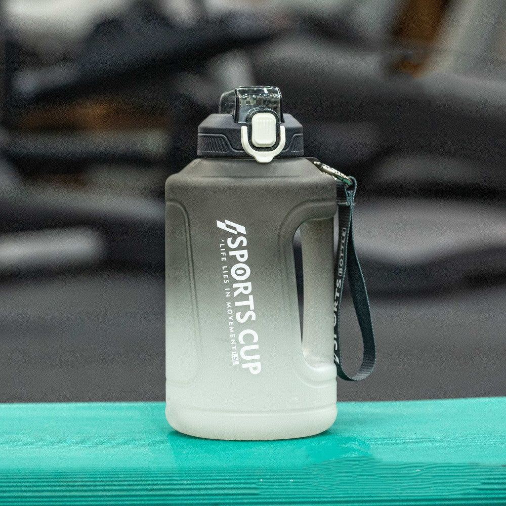 Extra Large Capacity  Cup With Straw Fitness